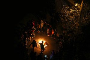 nowruz charshanbe suri the persian new year نوروز سال نو سفره هفت سین خشت و ماه اردکان یزد چهارشنبه سوری